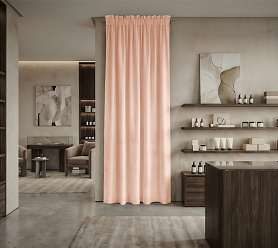 Штора Микровелюр v14 с креплением Кулиса с гребешком