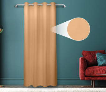 Штора Велюр матовый с креплением Люверсы v21. Фото 1