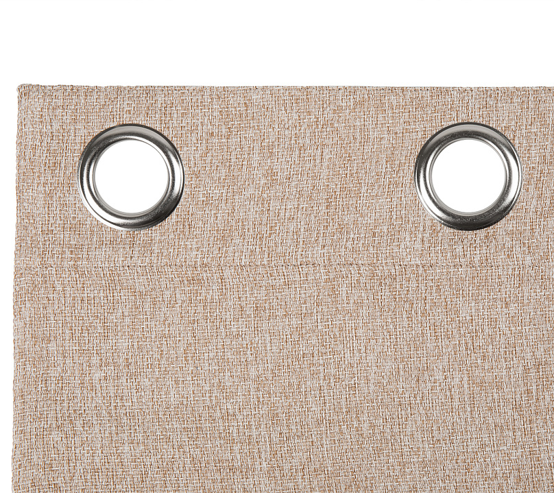 Штора Димаут Рогожка с креплением Люверсы v04. Фото 3
