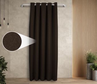 Штора Димаут Рогожка с креплением Люверсы v27. Фото 1