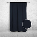 Шторы Стандарт темно-синие на кулиске. Фото 3