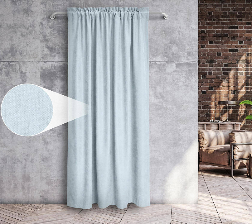 Канвас однотонные v37 с креплением Кулиска с гребешком. Фото 3