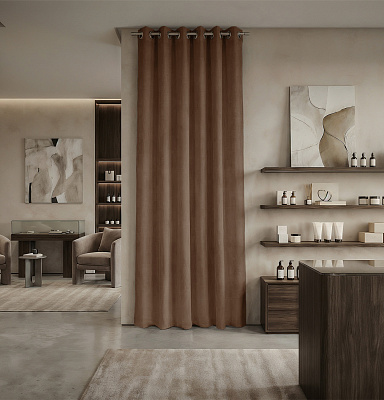 Штора Микровелюр v26 с креплением Люверсы