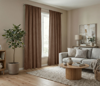 Штора Микровелюр v26 с креплением Кулиса. Фото 2