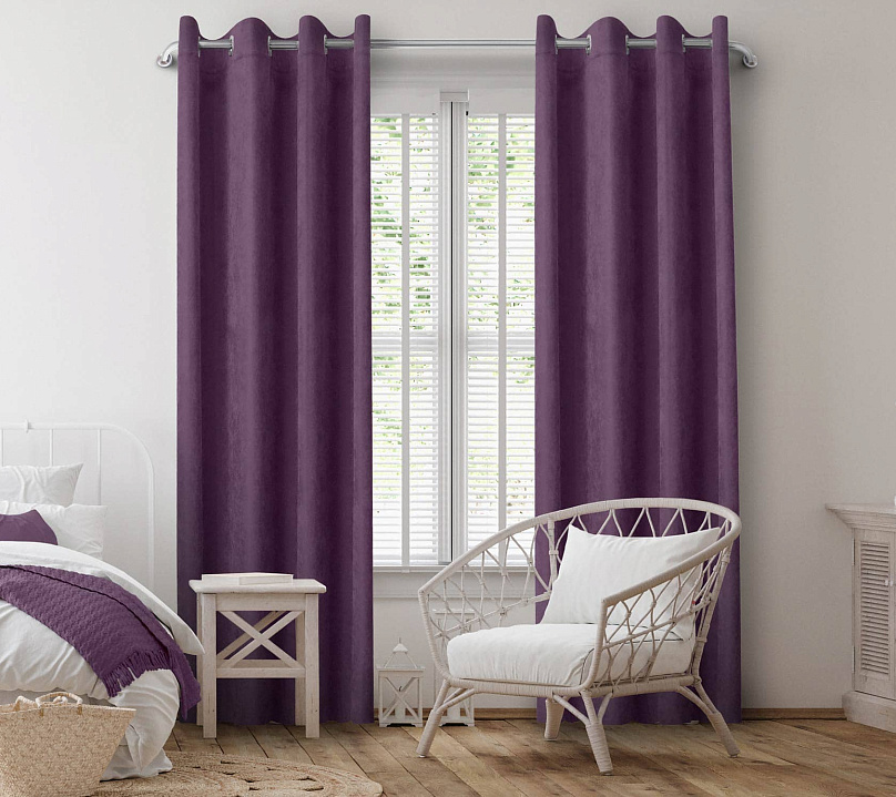 Канвас однотонные v26 с креплением Люверсы . Фото 3