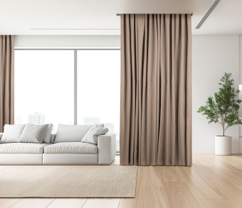 Штора Блэкаут Долли с креплением Петли с липучкой v06. Фото 2