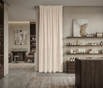 Штора Микровелюр v02 с креплением Кулиса с гребешком. Фото 1